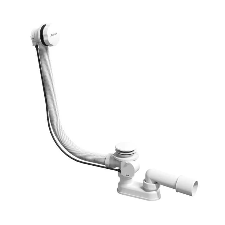 Ravak Kád le/túlfolyószett 570 Bowdenes fehér X01843 Ravak Kád le/túlfolyószett 570 Bowdenes fehér X01843
