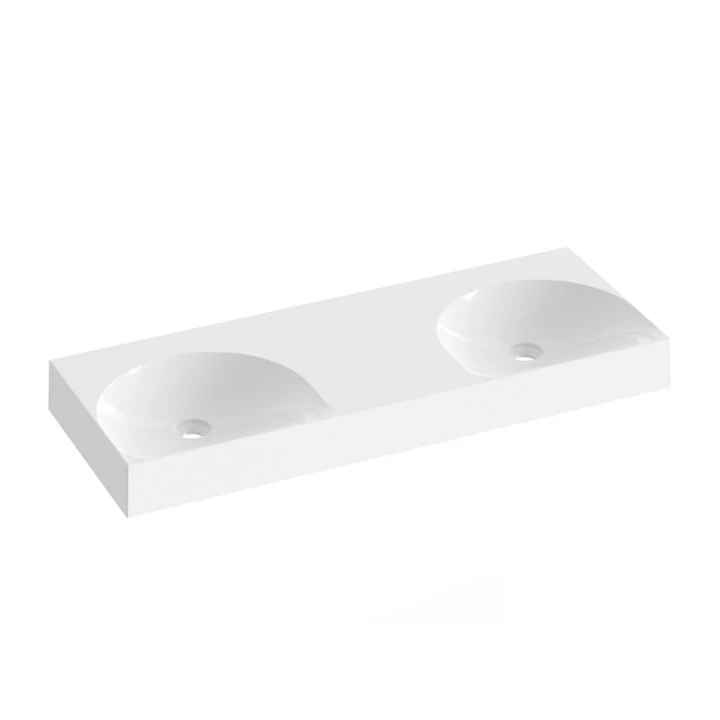 Ravak Lite 120 duplamosdó, túlfolyó és csaptelep furat nélkül XJX01312001 Ravak Lite 120 duplamosdó, túlfolyó és csaptelep furat nélkül XJX01312001