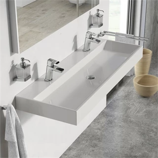Ravak Mosdó NATURAL DUO 1200 fehér túlfolyó nélkül XJO01212000 Ravak Mosdó NATURAL DUO 1200 fehér túlfolyó nélkül XJO01212000