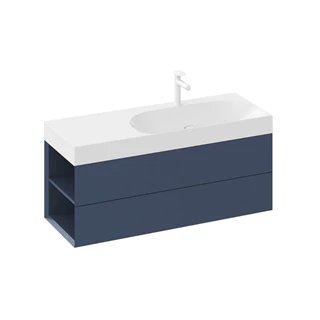 Ravak SD Lite 120 B/J fürdőszobai szekrény mosdó, deepsea blue, balos X000001881