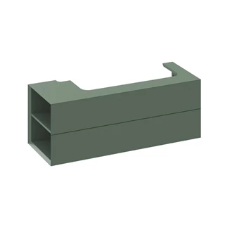 Ravak SD Lite 120 B/J fürdőszobai szekrény mosdó, grey green, balos X000001882