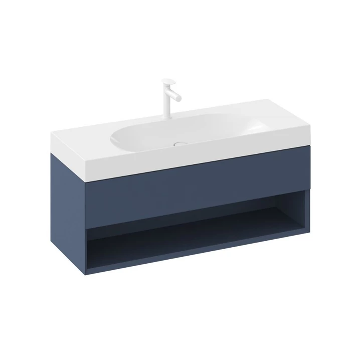 Ravak SD Lite 120 fürdőszobai szekrény mosdó, deepsea blue X000001869