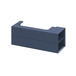 Ravak SD Lite 120 B/J fürdőszobai szekrény mosdó, deepsea blue, jobbos X000001893