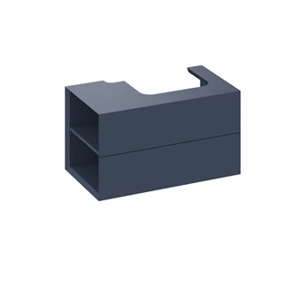 Ravak SD Lite 80 B/J fürdőszobai szekrény mosdó, deepsea blue, balos X000001875