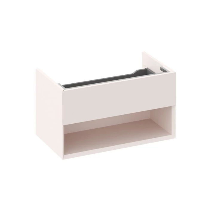 Ravak SD Lite 80 fürdőszobai szekrény mosdó, alabaster pink X000001866