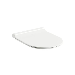 Ravak WC ülőke Uni króm, Slim, fehér X01550
