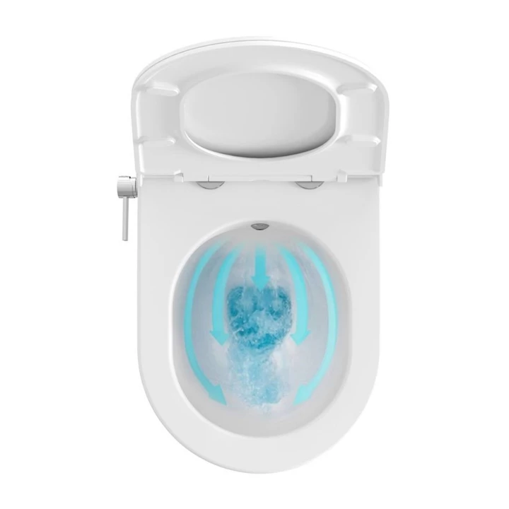 Ravak Uni Chrome RimOff WC és bidé fúvókával X01912 Ravak Uni Chrome RimOff WC és bidé fúvókával X01912