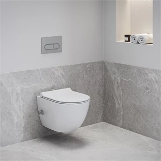 Ravak Uni Chrome RimOff WC és bidé fúvókával X01912 Ravak Uni Chrome RimOff WC és bidé fúvókával X01912