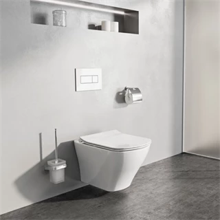 Ravak WC öblítő nyomólap univerzális, fehér X01457