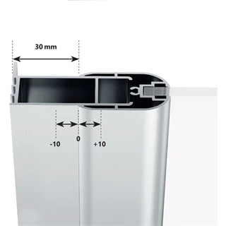 Ravak Zuhanyajtó CSD1-90 krómhatású + Transparent 0QV70C00Z1 Ravak Zuhanyajtó CSD1-90 krómhatású + Transparent 0QV70C00Z1