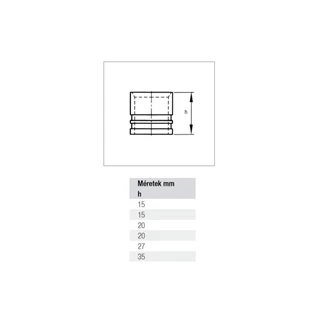 Rehau Rautherm toldóhüvely 14 12460341001 Rehau Rautherm toldóhüvely 14 12460341001