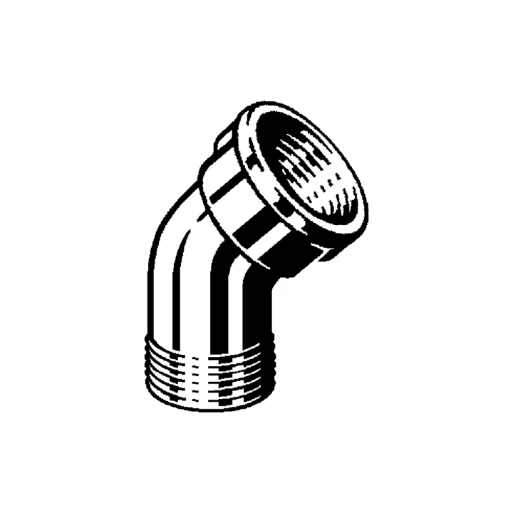 Viega menetes vörösöntvény ív idom 45° 1/2", KB VG-264208