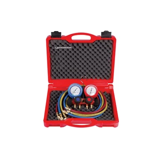 Rothenberger 4 utas szervizcsaptelep készlet II Plus, R410A és R32 170608 Rothenberger 4 utas szervizcsaptelep készlet II Plus, R410A és R32 170608