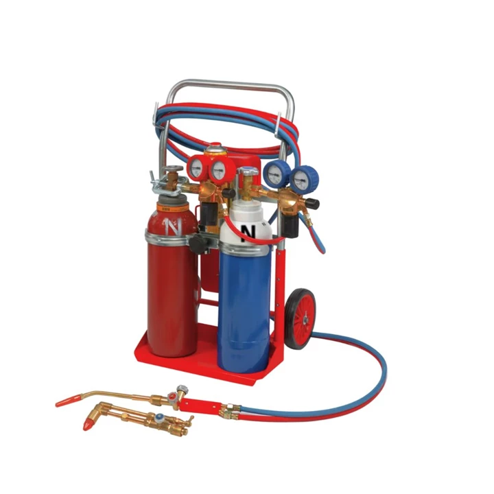 Rothenberger autogen hegesztő és vágó készlet RE 17 AMS 5/5, 5 l palackkal 35400