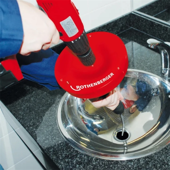 Rothenberger Csőtisztító készülék ROSPI 10 H+E Plus, 10 m 72005
