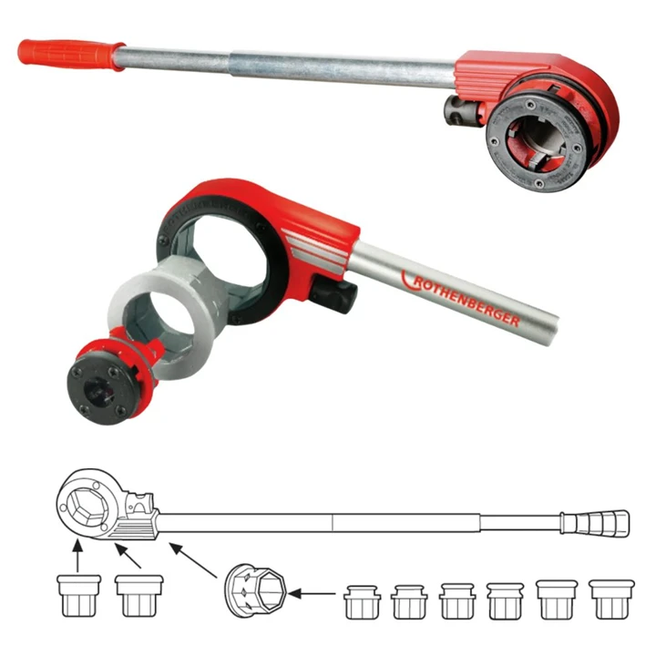 Rothenberger SUPER CUT készlet, BSPT R, 1/2–1",  kofferben 070780X