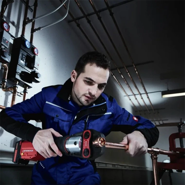 Rothenberger romax 4000 akkus préssgép töltő+koffer 1000001840+1000002548