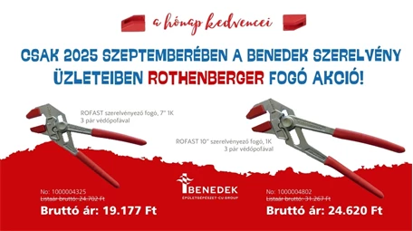 Rothenberger fogó akció Rothenberger fogó akció
