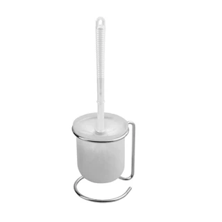 Sapho AQUALINE álló WC-kefe és tartó, 125x345x110mm, műnyag/króm GA1304