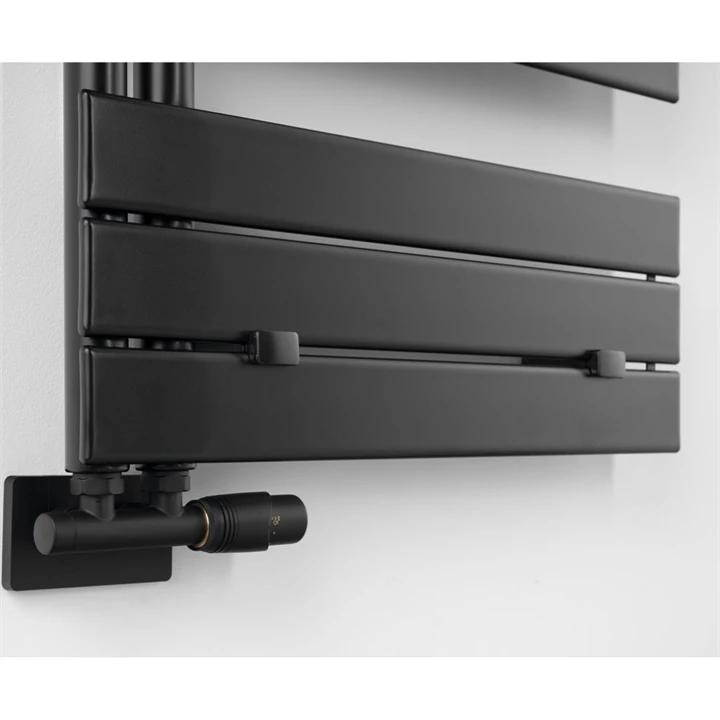 Sapho AQUALINE MYTHOS 500x830 mm fürdőszobai radiátor, matt fekete LLM508B