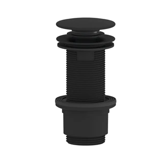 Sapho klik-klak mosdólefolyó, 5/4“, 10-80mm, ABS/matt fekete CV1132B