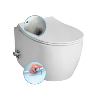 Sapho sentimenti fali WC rimless 51*36 bidé csapteleppel 10ARS1010