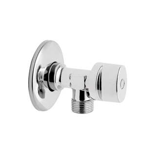 Ferro sarokszelep fém tekerőgombos 1/2"-3/8", króm Z1238K
