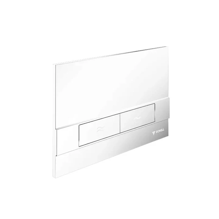 Schell Montus BOARD két mennyiséges wc nyomólap, fehér SCH-031201599 Schell Montus BOARD két mennyiséges wc nyomólap, fehér SCH-031201599