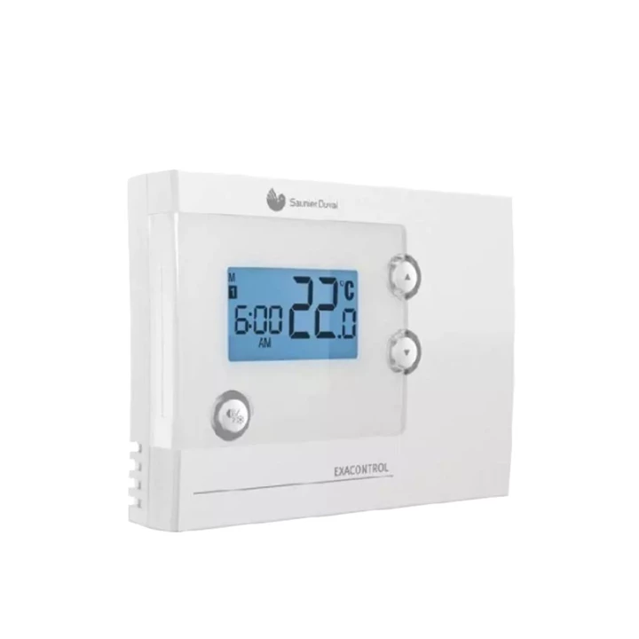 Saunier Duval Exacontrol 7R vezeték nélküli digitális szobatermosztát - heti és napi programozású 0020170575