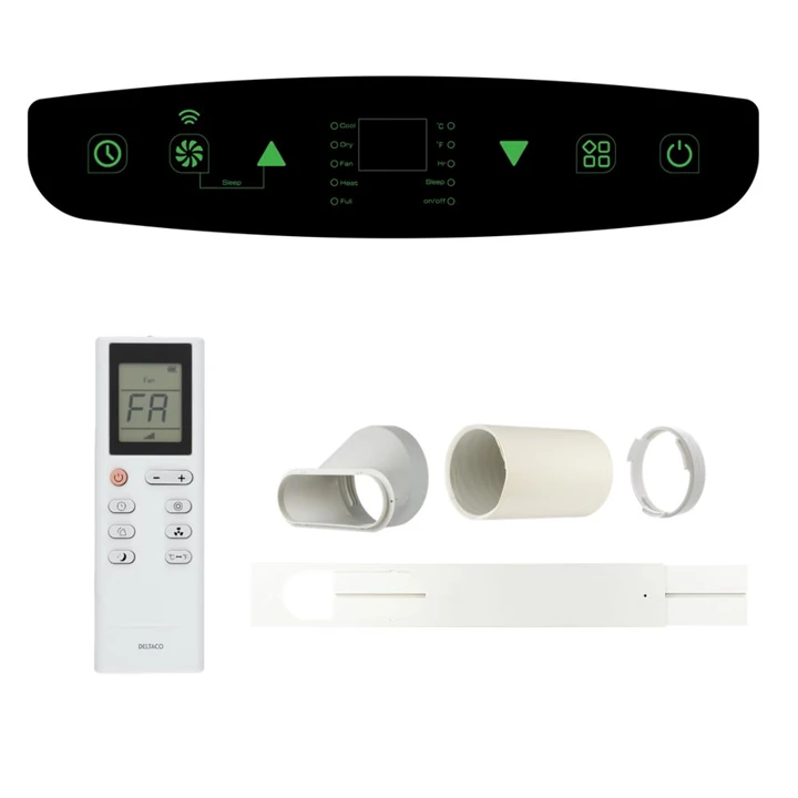 Deltaco SMART HOME SH-AC02 mobil smart klíma, 3,5W, 12000 BTU, WI-FI, hűt, 3 év garancia SH-AC02 Deltaco SMART HOME SH-AC02 mobil smart klíma, 3,5W, 12000 BTU, WI-FI, hűt, 3 év garancia SH-AC02