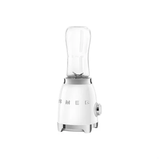 Smeg Egyszemélyes turmixgép, 50-es évek retro design, 0,6 liter, 300 w, 2 fokozat, fehér PBF01WHEU