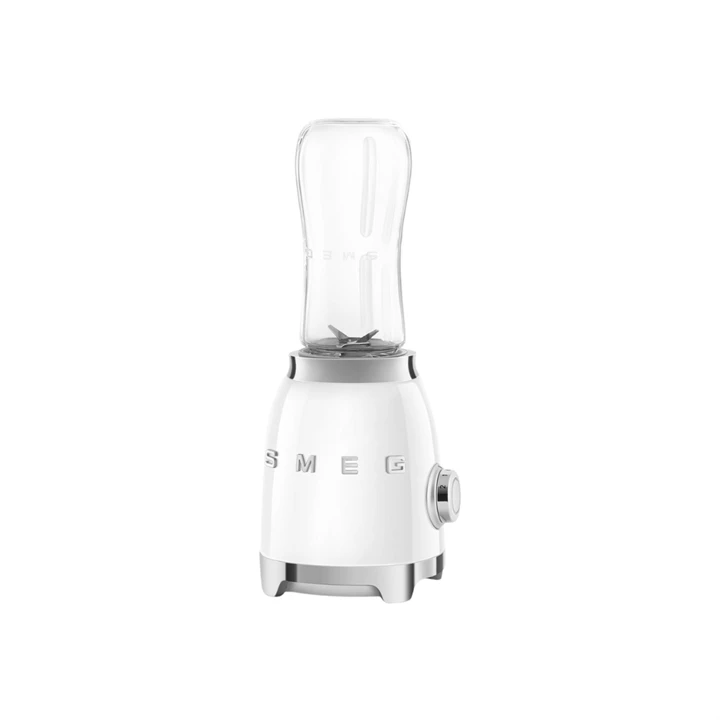 Smeg Egyszemélyes turmixgép, 50-es évek retro design, 0,6 liter, 300 w, 2 fokozat, fehér PBF01WHEU