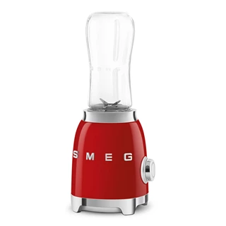 Smeg Egyszemélyes turmixgép, 50-es évek retro design, 0,6 liter, 300 w, 2 fokozat, piros PBF01RDEU