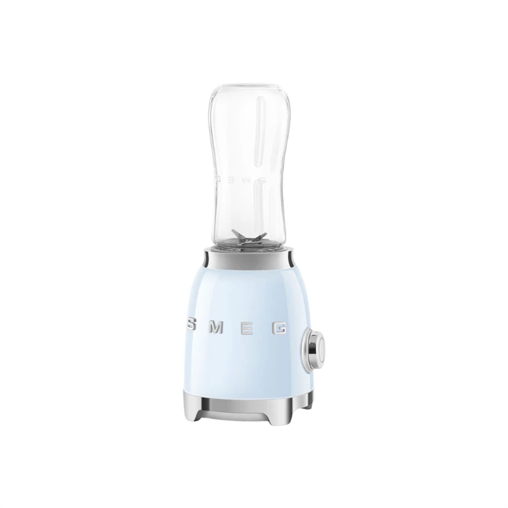 Smeg Egyszemélyes turmixgép, 50-es évek retro design, 0,6 liter, 300 w, 2 fokozat, világoskék PBF01PBEU