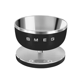 Smeg Digitális konyhai mérleg matt fekete KSC01BLMWW