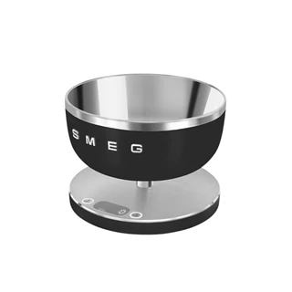 Smeg Digitális konyhai mérleg matt fekete KSC01BLMWW