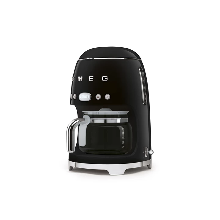 Smeg retro filteres kávéfőző - fekete DCF02BLEU Smeg retro filteres kávéfőző - fekete DCF02BLEU