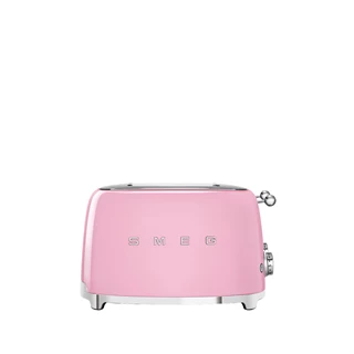 Smeg kenyérpirító, retro, 2x2 szeletes, rózsaszín TSF03PKEU