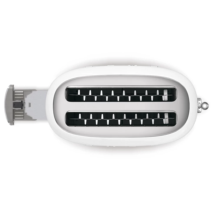 Smeg kenyérpirító, retro, 4 szeletes, fehér TSF02WHEU