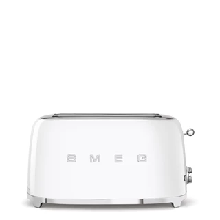 Smeg kenyérpirító, retro, 4 szeletes, fehér TSF02WHEU