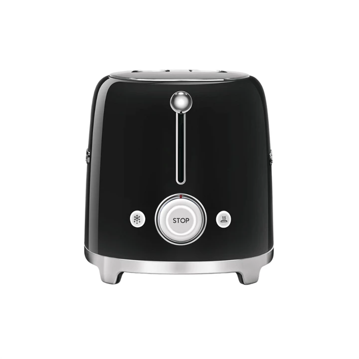 Smeg kenyérípirító, retro, 4 szeletes, fekete TSF02BLEU