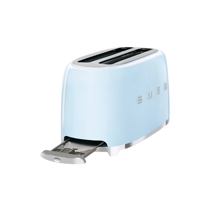 Smeg kenyérpirító, retro, 4 szeletes, világoskék TSF02PBEU