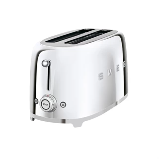 Smeg kenyérpirító, retro, 4 szeletes, fényes króm TSF02SSEU