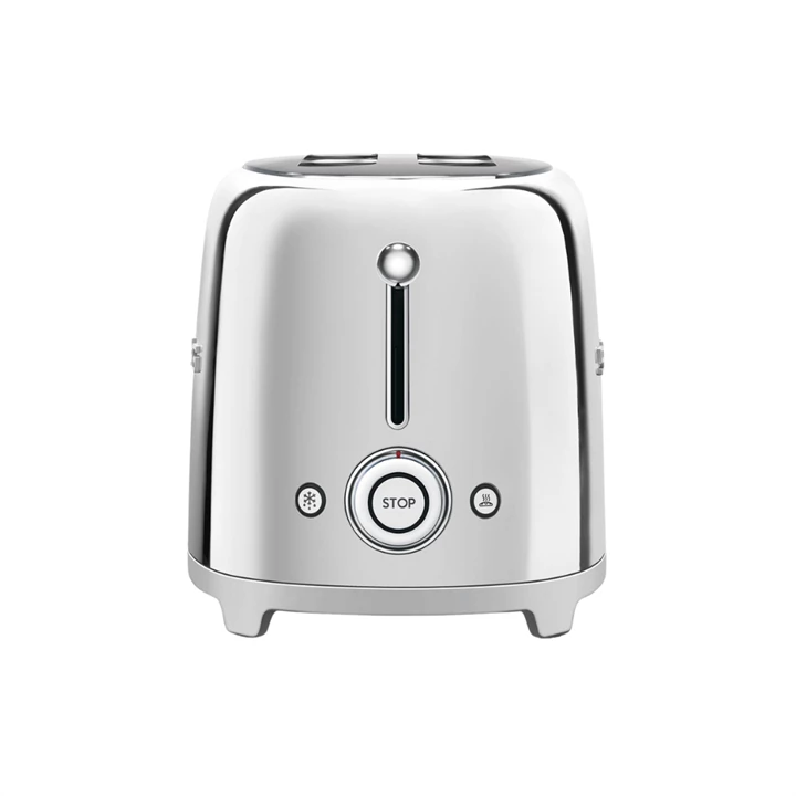 Smeg kenyérpirító, retro, 4 szeletes, fényes króm TSF02SSEU