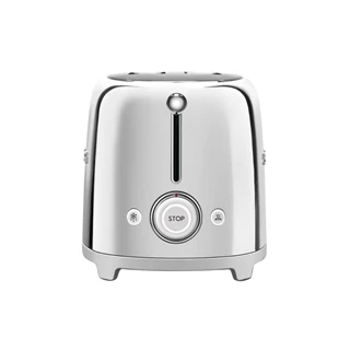 Smeg kenyérpirító, retro, 4 szeletes, fényes króm TSF02SSEU
