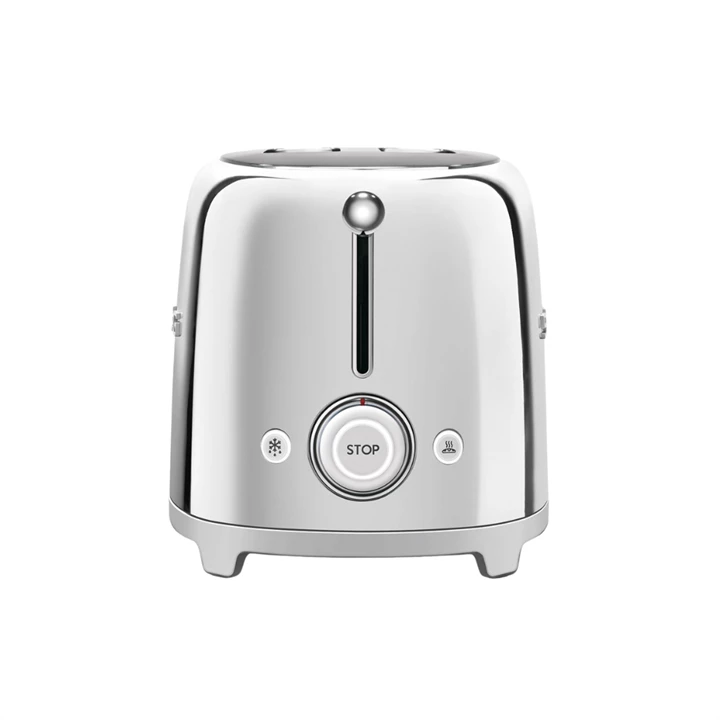 Smeg kenyérpirító, retro, 4 szeletes, fényes króm TSF02SSEU