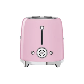 Smeg kenyérpirító, retro, 4 szeletes, rózsaszín TSF02PKEU
