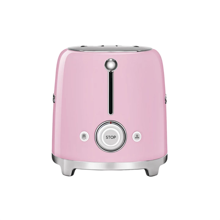 Smeg kenyérpirító, retro, 4 szeletes, rózsaszín TSF02PKEU