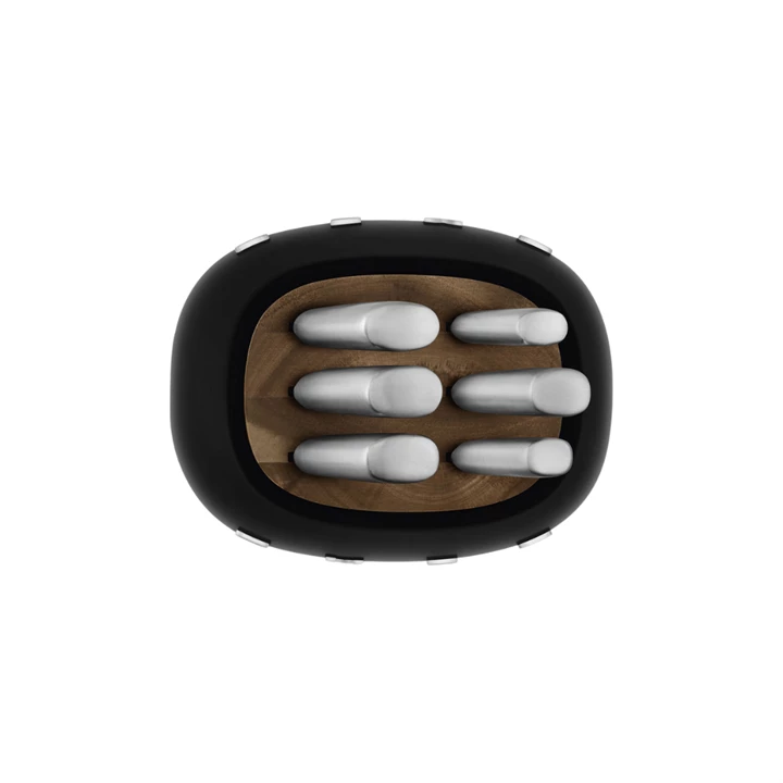 Smeg Retro kés készlet, fekete KBSF02BL