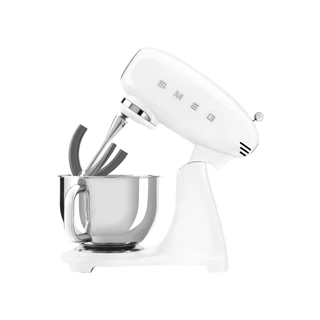 Smeg retro konyhai robotgép, fehér test és talp SMF03WHEU
